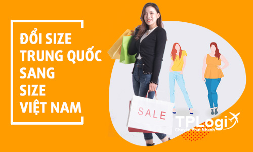Cách dịch bảng size quần áo Trung Quốc sang size Việt Nam